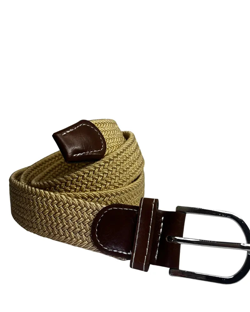 Cinturón elasticado beige Don Correa