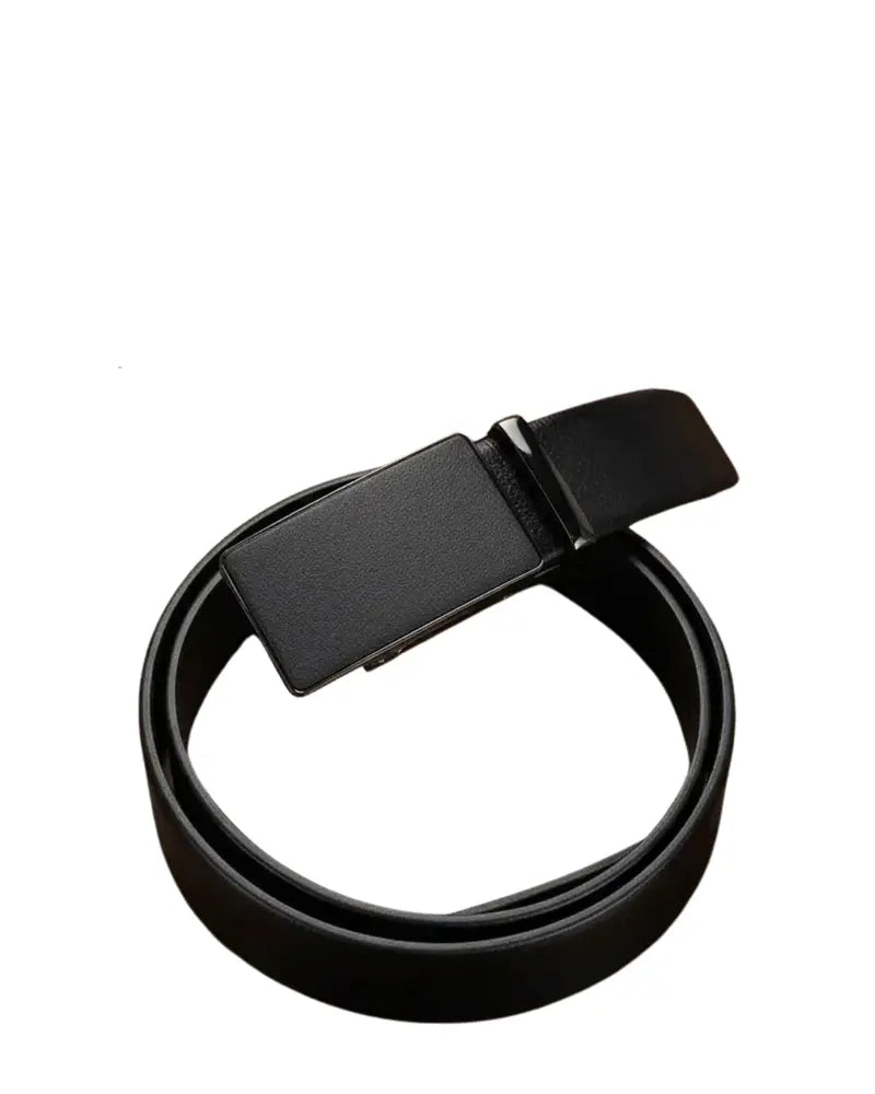 Cinturón automático eco cuero negro Don Correa