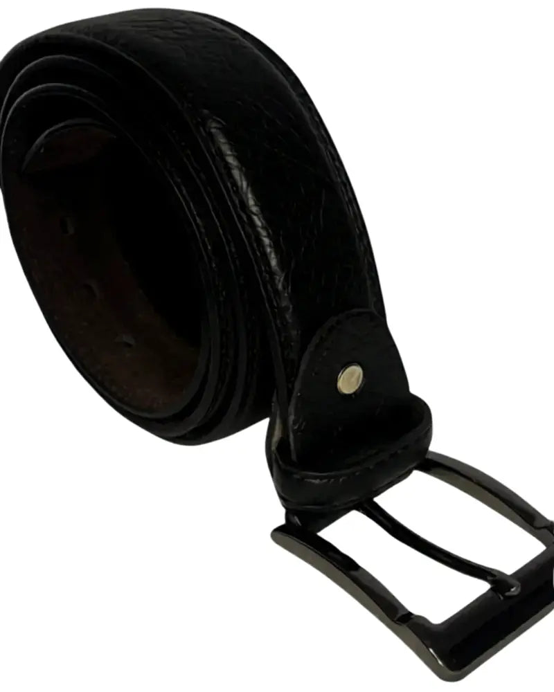 Cinturón eco cuero negro premium Don Correa